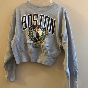Celtics Crop Sweatshirt